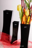 Carré váza 35 cm 
